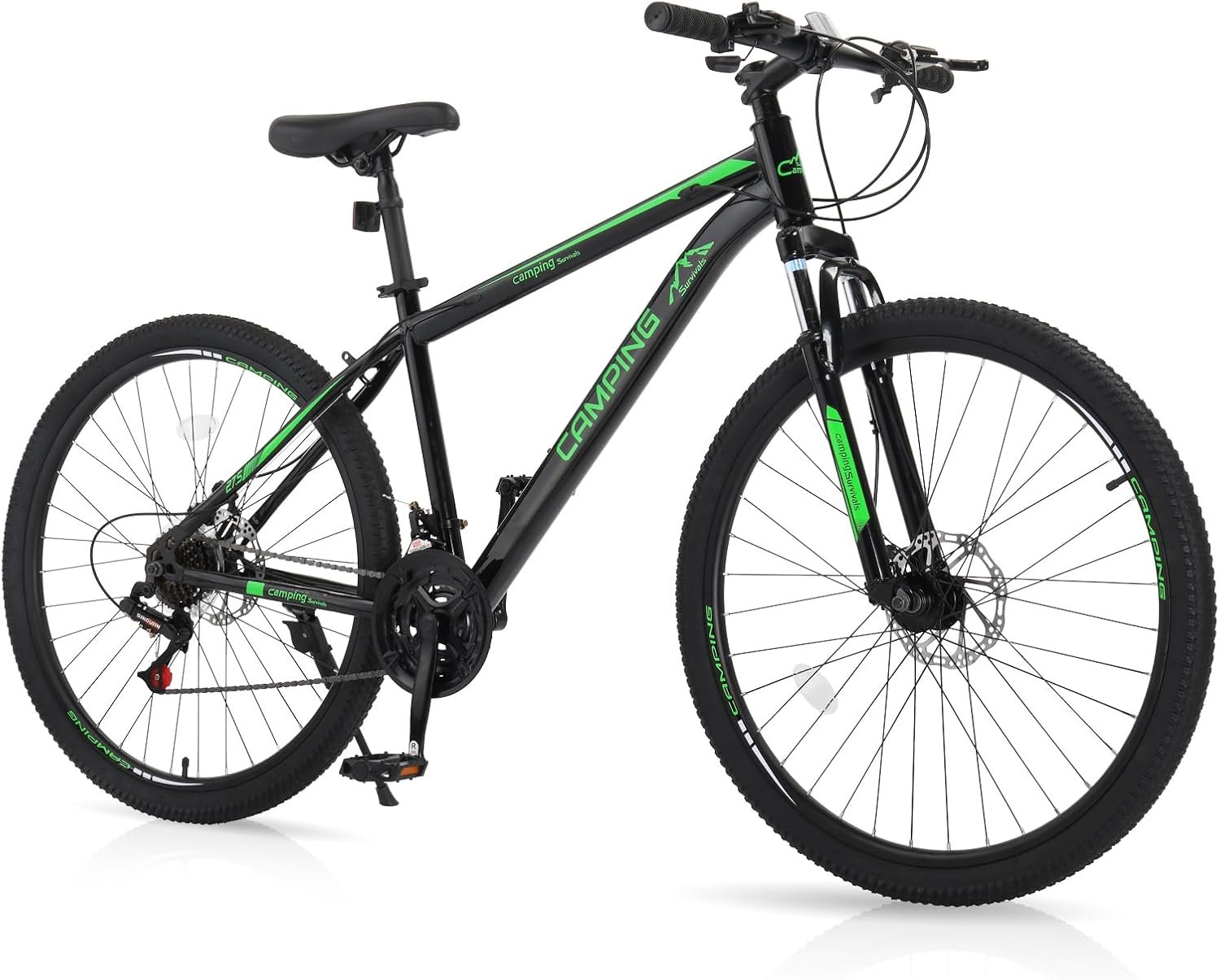 Ktaxon Mountain Bike 21 Speed Double Suspension