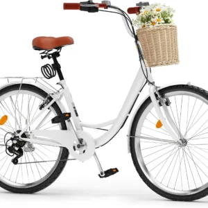 ​YITAHOME Beach Cruiser Bike for Women
