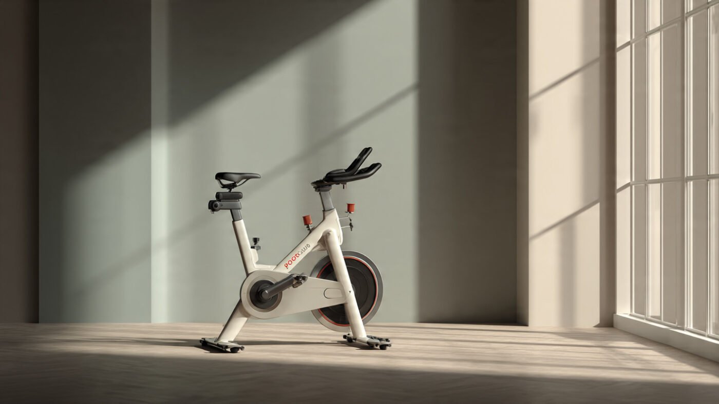 Pooboo Exercise Bike for Small Spaces