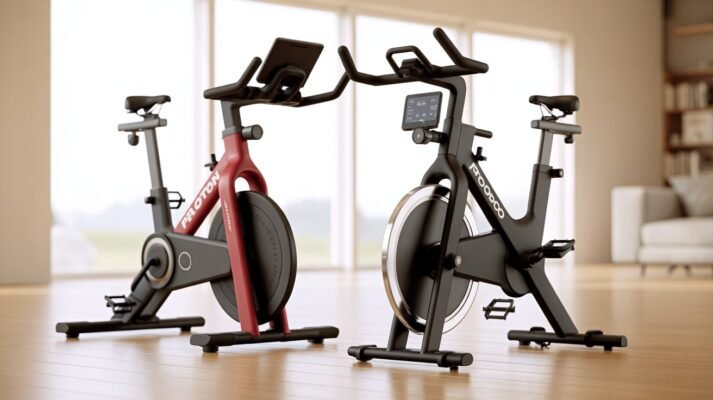 Pooboo vs Peloton Indoor Cycling Bike