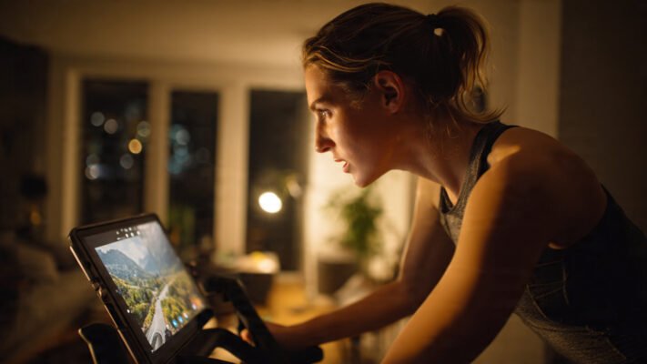 fitness app compatible exercise bike